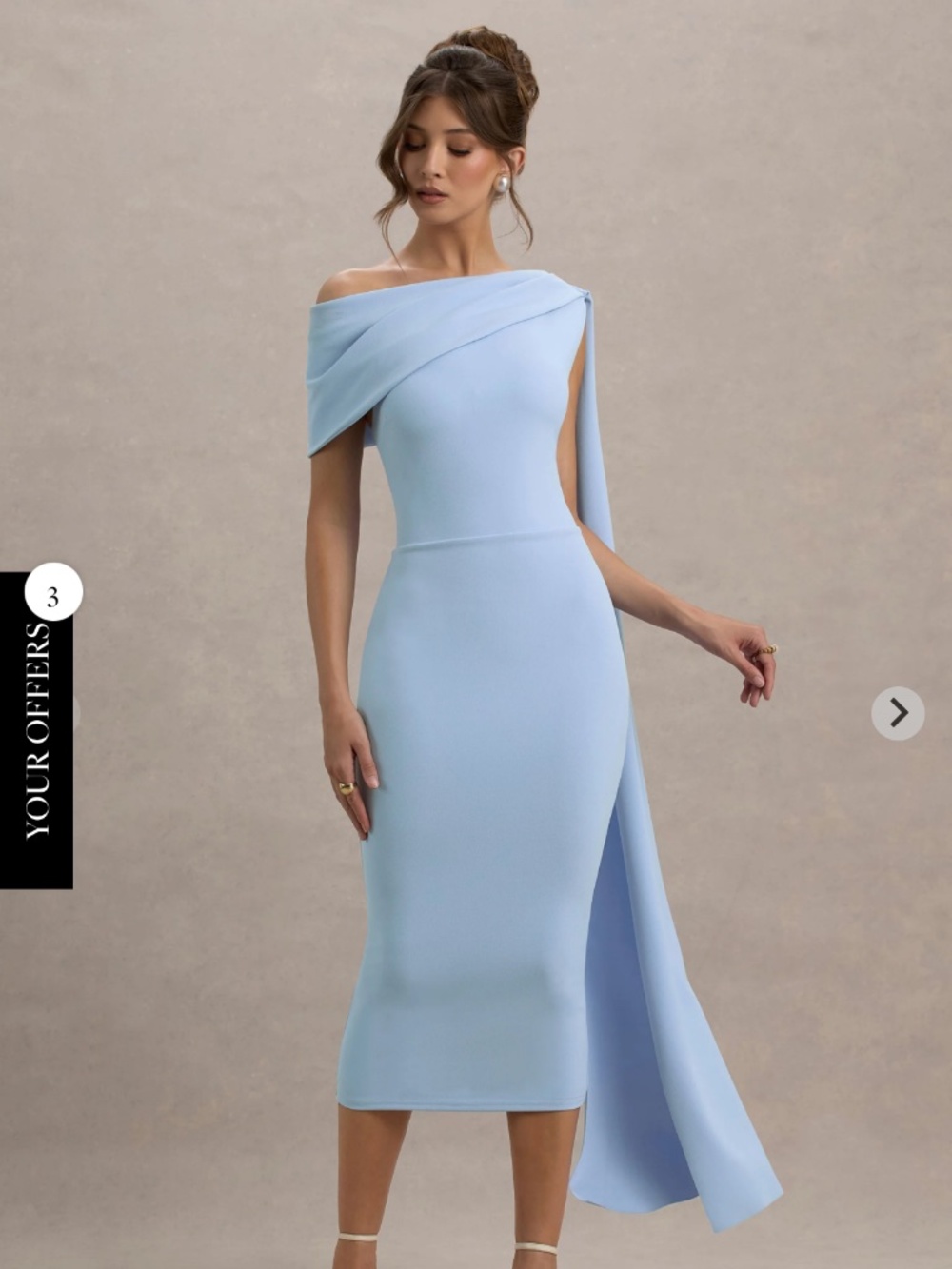Club L London Light Blue Dress